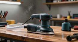 efficient sanding with dust extraction