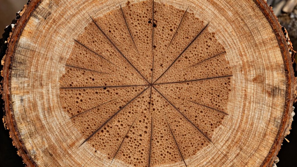 end grain reveals species differences