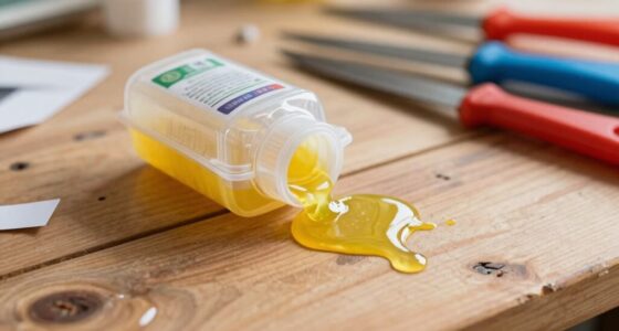 incorrect glue application timing