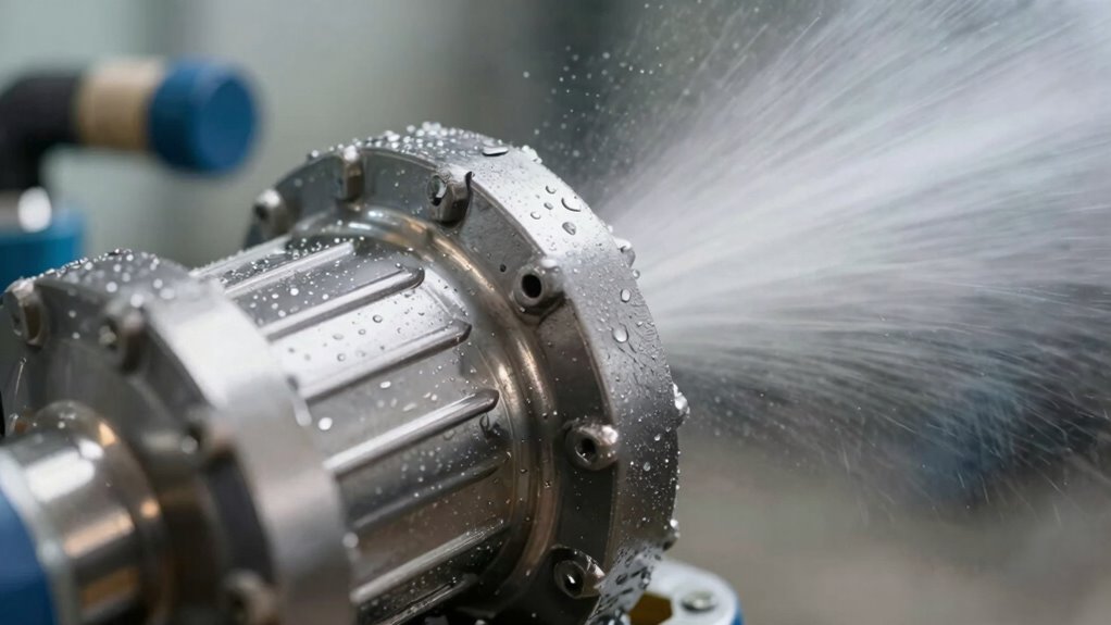 moisture separator enhances spray efficiency