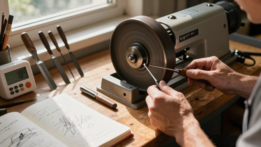 optimize lathe sharpening process