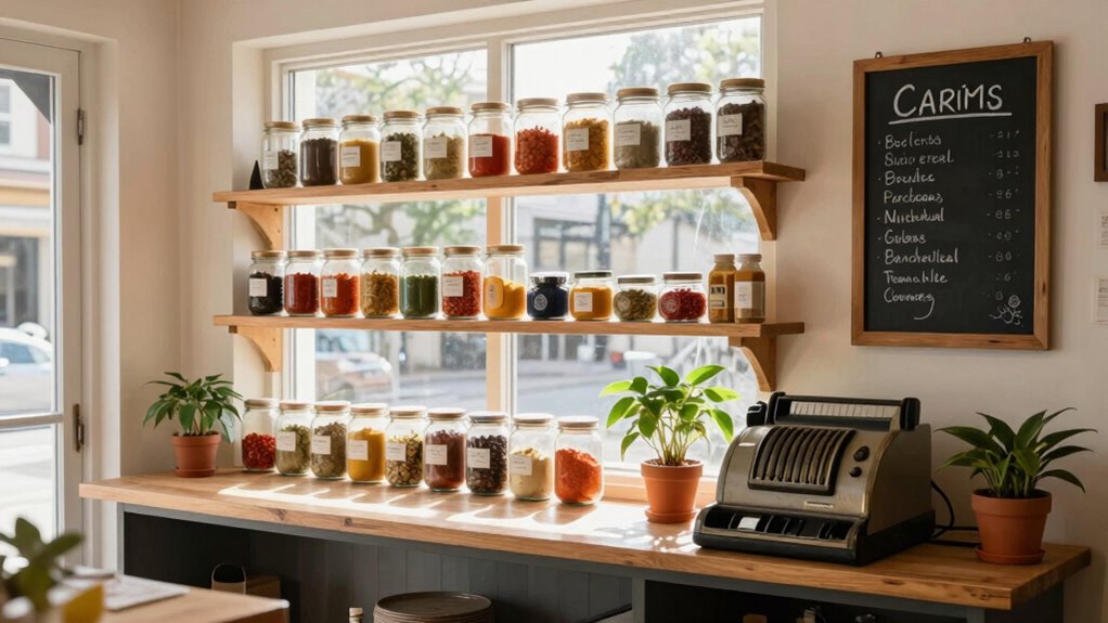 organized inventory calm customers