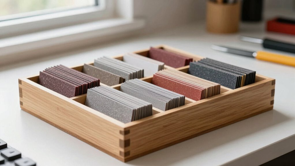 organized sandpaper cost savings