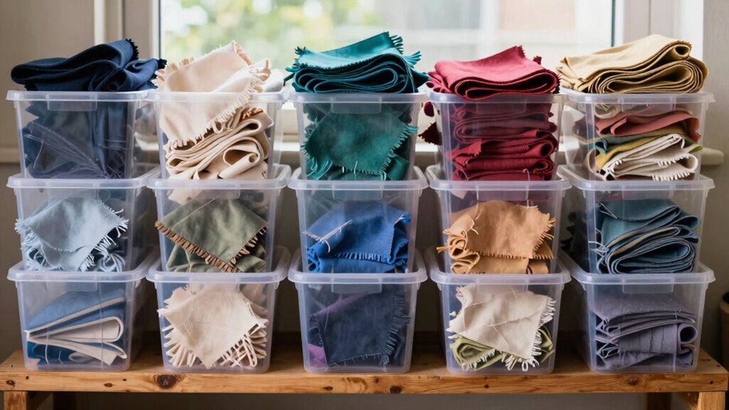 organized sustainable offcut storage