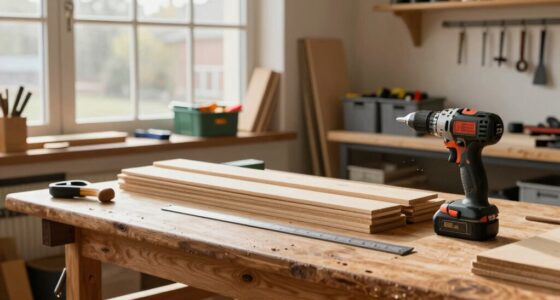 organized woodworking routine