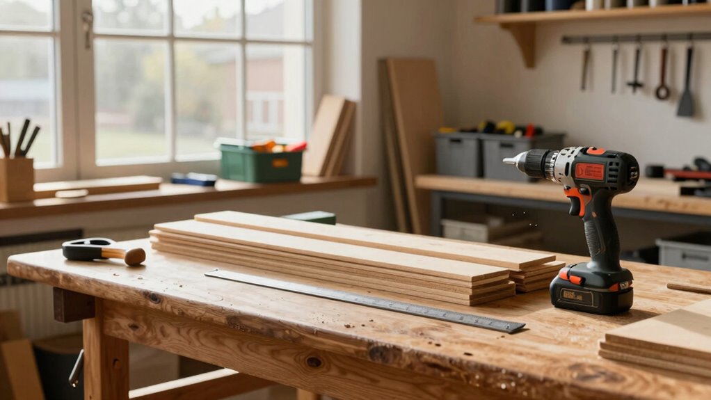 organized woodworking routine