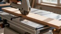 outfeed support enhances precision
