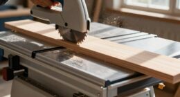 outfeed support enhances precision