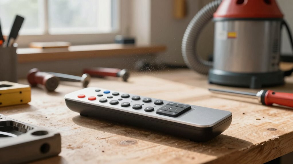 remote control dust collection