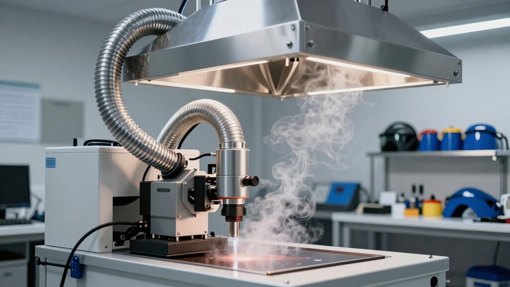 safe laser fume management