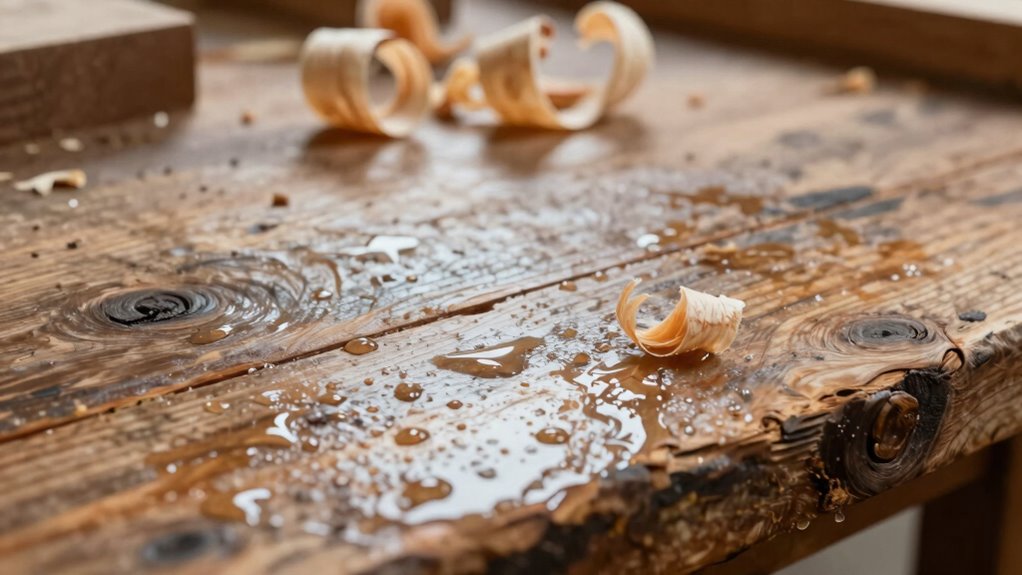 spring humidity damages wood