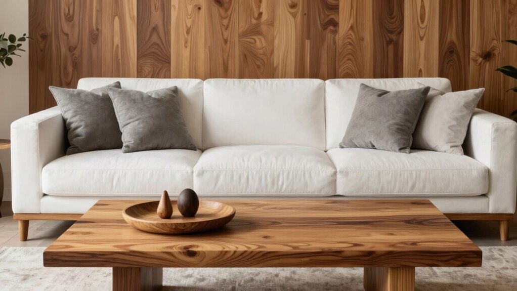 wood accents add warmth