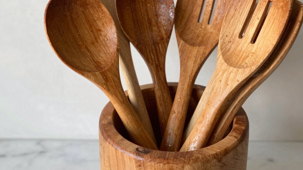 wooden utensil odor control