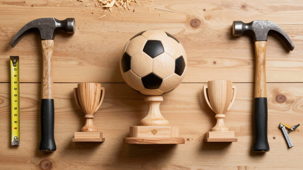 8 Best Woodworking Soccer Trophy Stands for Memorabilia Display in 2026