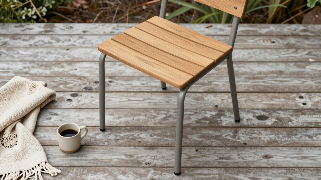 ALDI Just Dropped a Chic $50 Mid-Century Outdoor Chair That Looks Like Styles I’ve Seen for $300