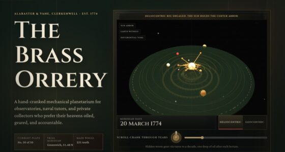 The Brass Orrery - Alabaster & Vane, Est. 1774 (FABLE/175)