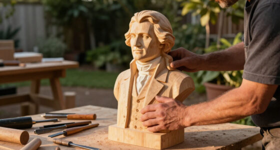 Trump Installs Thomas Jefferson Statue In The Rose Garden
