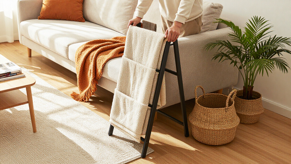 Aldi's Best-Selling Blanket Storage Ladder Is Finally Back