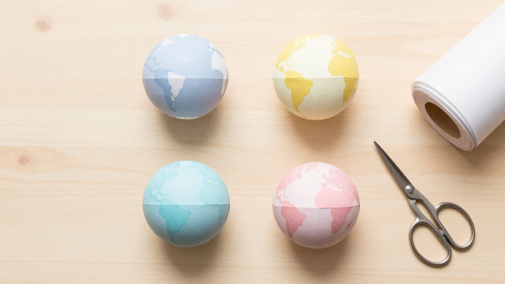 Folding Paper Globes