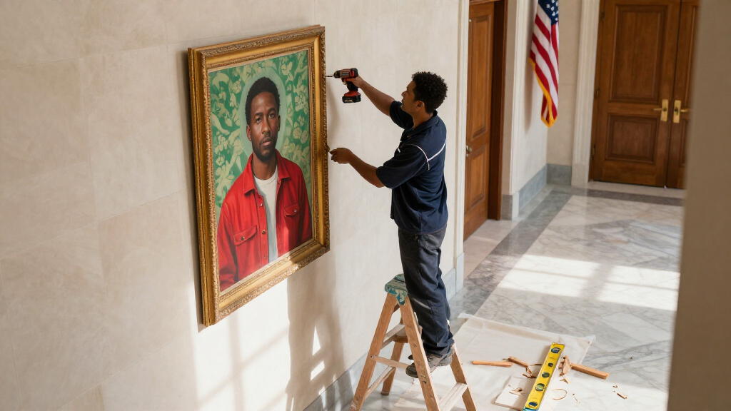 US State Department Takes Down “Woke” Kehinde Wiley Painting