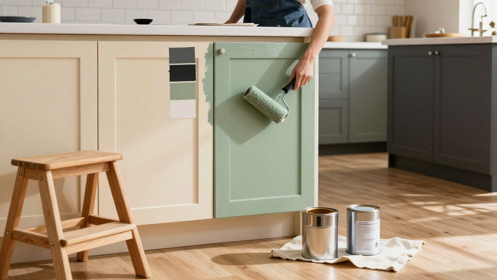 A Kitchen Got A Full Makeover With No Renovations — Just 3 Paint Colors