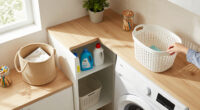 A Laundry Room Was An Eyesore Until IKEA Cabinets Gave It An Organized Redo