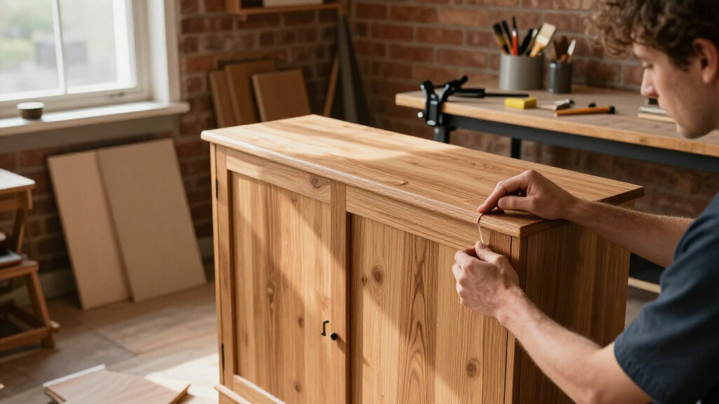 A Wall Of Cabinets Did More Than Add Storage To This Living Room