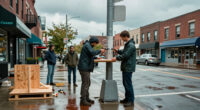 Art In Odd Places Participants Seek Utopia Under Dark Clouds