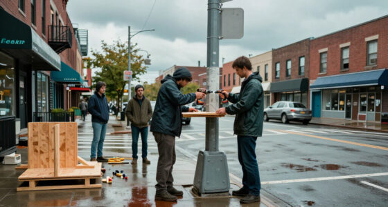 Art In Odd Places Participants Seek Utopia Under Dark Clouds