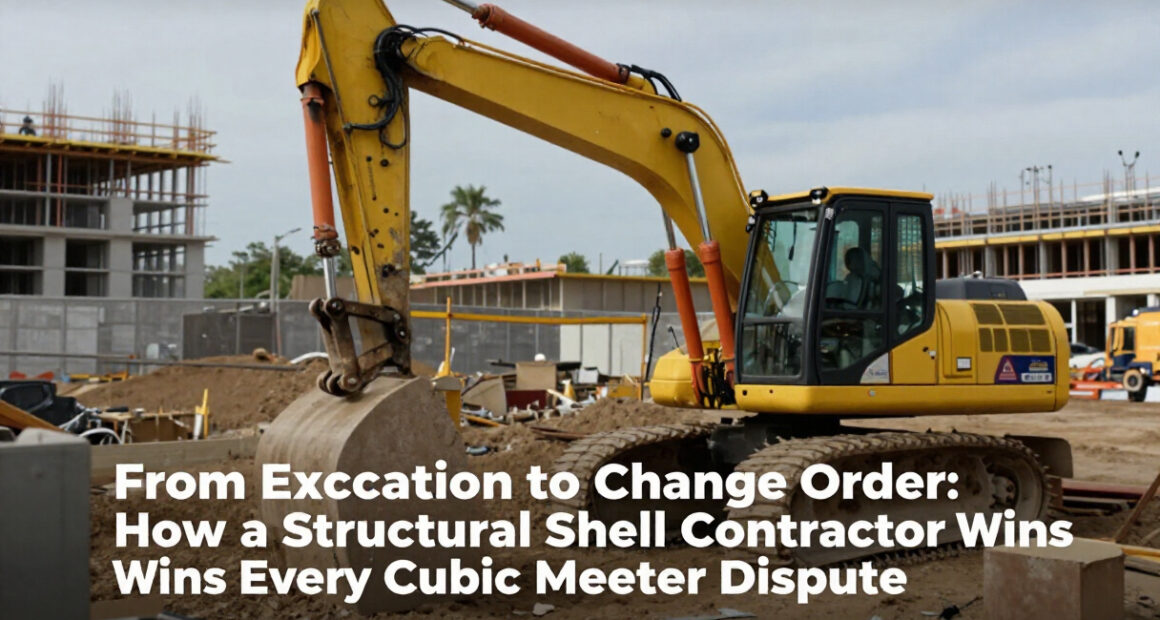 From Excavation to Change Order: How a Structural Shell Contractor Wins Every Cubic Meter Dispute