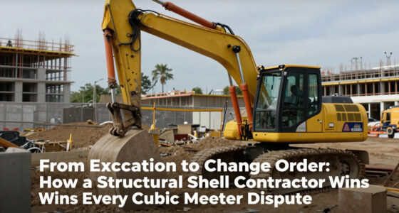 From Excavation to Change Order: How a Structural Shell Contractor Wins Every Cubic Meter Dispute