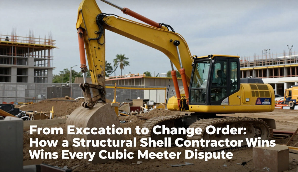 From Excavation to Change Order: How a Structural Shell Contractor Wins Every Cubic Meter Dispute