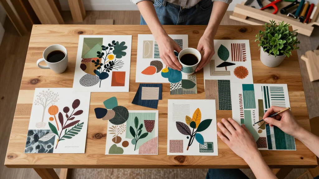 Lush Mixed-Media Collages By Clotilde Jiménez Piece Together An Artist’s Lineage