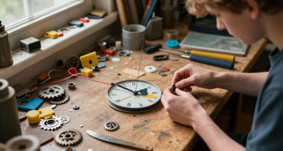 Niklas Roy Constructs A Functional Pendulum Clock Made Entirely Of Trash