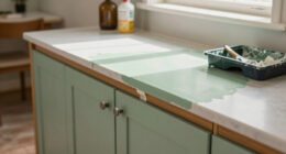 90S Countertops Look Completely Different After A Kitchen Got A Paint Redo