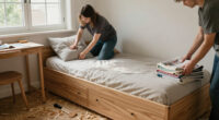 A Custom Daybed Turned This Awkward Tiny Room Into An Elegant Dual-purpose Guest Room And Home Office