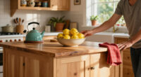A “Sea Of Natural Maple Cabinetry” Became An Unexpectedly Colorful Kitchen