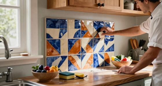 Chef Yotam Ottolenghi Did It — This Backsplash Mural Trend Is A "Commitment To Joy" In Your Home, Says Interior Designers