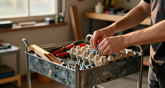 Ditch Bins: The Smarter Way To Organize A Storage Cart Using Empty Egg Cartons