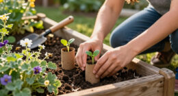 Don't Toss Old Toilet Paper Rolls: Use Them To Create A Bee-Friendly Garden