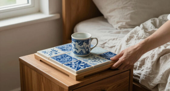 Don't Waste Leftover Tile: Turn It Into An Adorable Bedside Tray