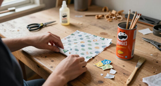 Dump Pricey Countertop Storage: Upcycle An Old Pringles Can With A Cute And Easy DIY