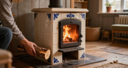 Forget Conventional Woodburners, These Centuries-Old Swedish Ceramic Stoves Aren't Just More Efficient, They Make A Better Design Centerpiece