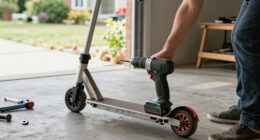 I Electrified My Push Scooter With A Power Drill