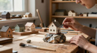 Precarious Dwellings Perch Atop Rocks In Simon Laveuve’s 1/35-Scale Miniatures