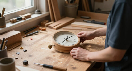Show HN: Glashütte Trash Clock – A 30-Minute Pendulum Clock Made From Trash