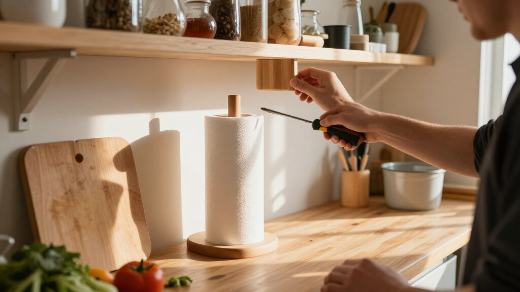 Skip The Basic Countertop Paper Towel Holder: The Modern, Space-Saving Alternative