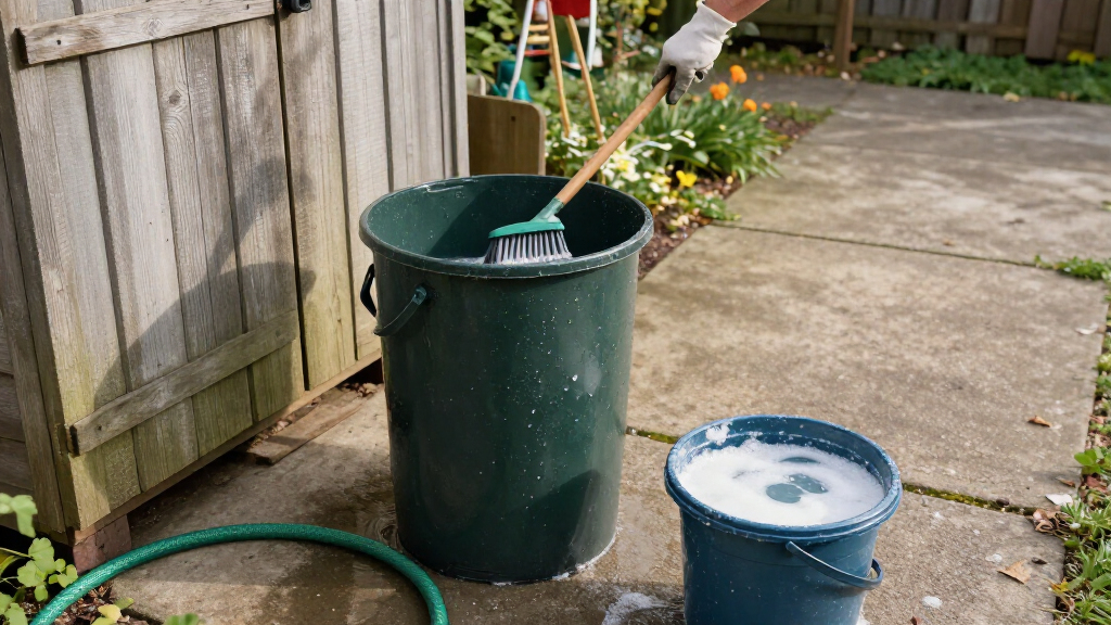 Smelling Your Garbage Cans? The Underrated Trick To Give Them A Deep Clean