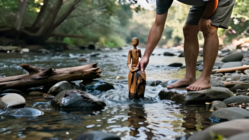 Truman Lowe Listens To The Water